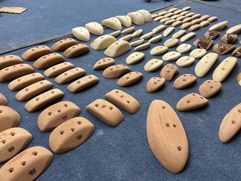 Holds from hardwood